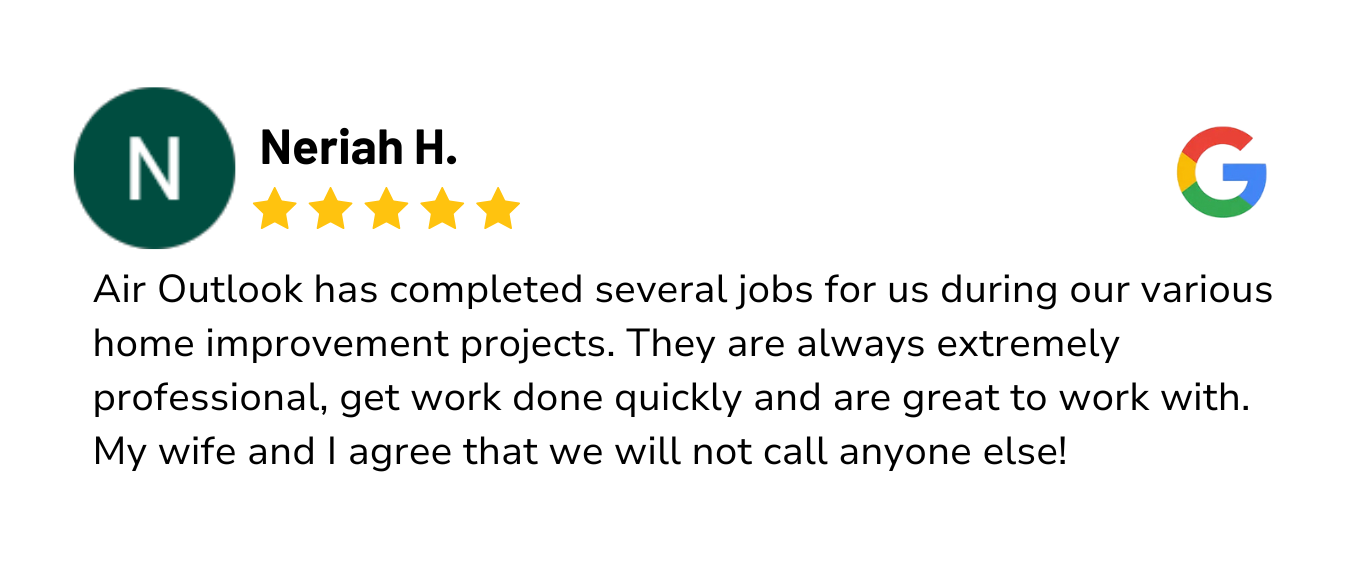 AIR Outlook Google Reviews